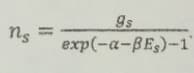 gs
%3D
exp(-a-BES)-1'
