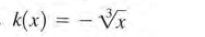 k(x) = - Vx
