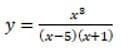 y = (x-5)(x+1)
