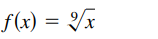 f(x) = Yx
