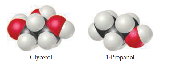 Glycerol
1-Propanol
