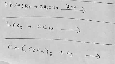 H 20 >
PhMI Br t C H3C HO
Lnoz + CClu
(c2ou)3 + oz
C20u
