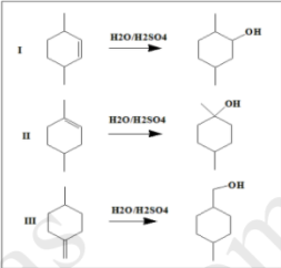 он
H20/H2S04
он
H20/H2S04
II
он
H2012s04
III
