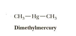 CH3-Hg-CH3
Dimethylmercury
