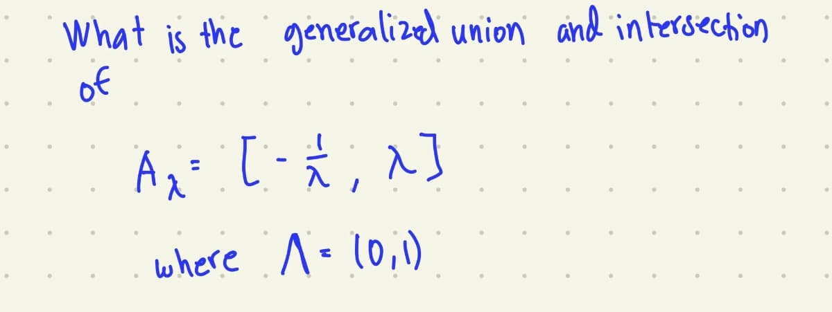 What is thie generalized union and intersiection
of
%3D
where 1-10,1)
