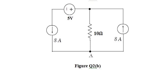 5V
102
8 A
8 A
A
Figure Q2(b)

