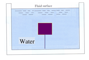 Fluid surface
Water
