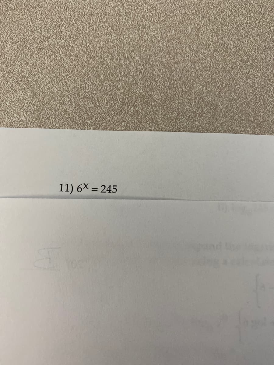 11) 6X = 245
