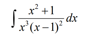 x +1
- dx
x’(x – 1)
3
