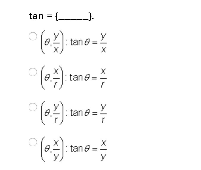 tan = {_
).
y
tane
tane=7
tan e
tan e =
