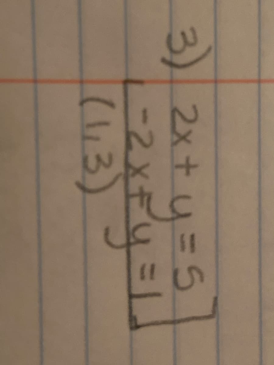 3) 2xt y=5
-2xデV
(113)
