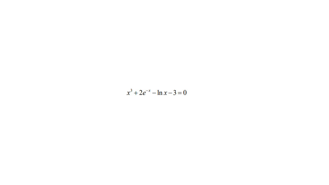 x' + 2e* – In x – 3 = 0
