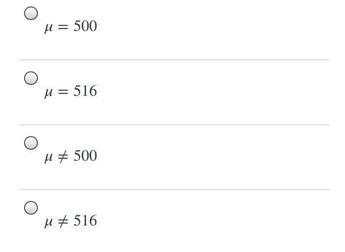 µ = 500
µ = 516
H # 500
H # 516
