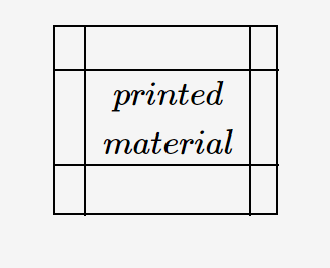 printed
material
