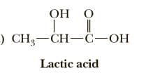 OH
) СH,— СH—С-ОН
-CH-C-
Lactic acid
