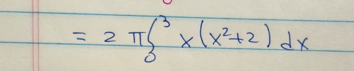 = 2 пx(x2+2 ) dx
П