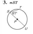 3. mST
61°
P
