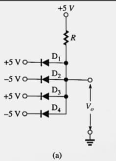 +5 V
+5 VoKDi
D2
-5 Vo-
D3
+5 Vo
V.
D4
-5 VoK
(a)
