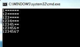 C:\WINDOWS\system32\cmd.exe
H******
12*****
123****
1234***
12345**
123456*
1234567

