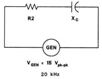 HE
R2
Xc
GEN
V GEN : 15 Vpk-pk
20 kHz
