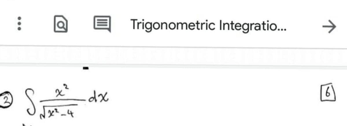 Trigonometric Integratio...
->
2)
Nx²_4
6
