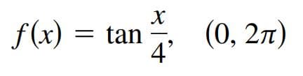 f(x)
tan
4'
(0, 27)
