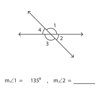 4
3
m21 =
135° , m2 =
