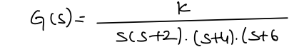 G(s)=
K
s(s+2). (stu). (5+6