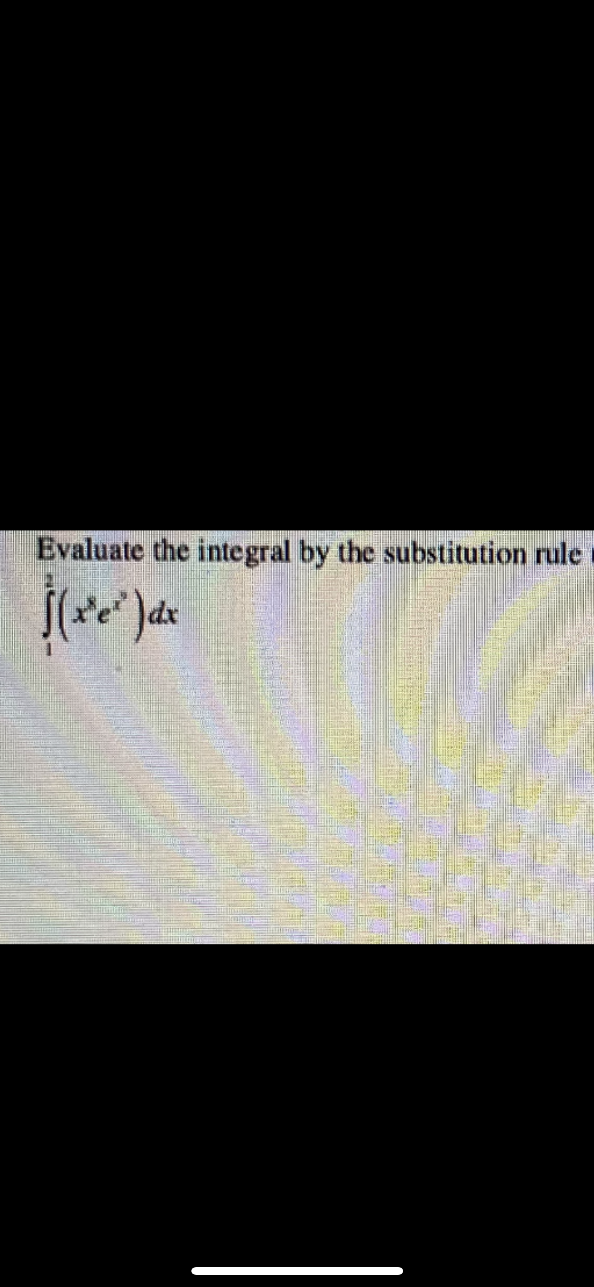 Evaluate the integral by the substitution rule
