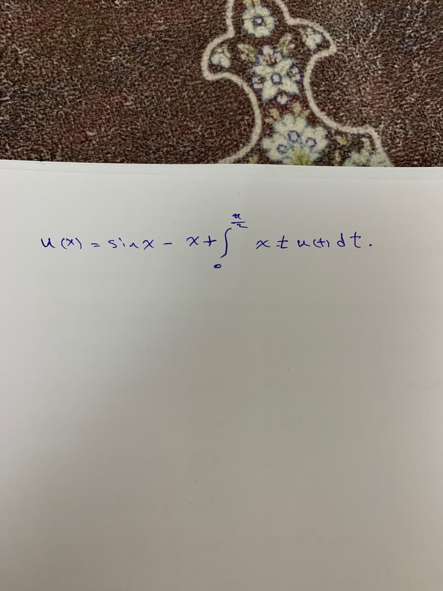 и (х)
=
x+5²³
sin x x+
xtutidt.