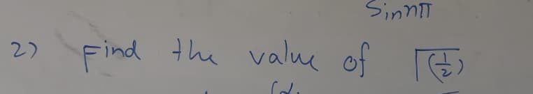 SinnIT
Find the value of E
2)
