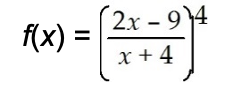(
2х - 94
f(x) =
х+4
