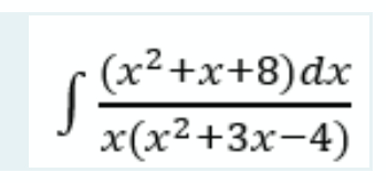 с (x2+x+8)dx
x(x².
х(x2+3х-4)
