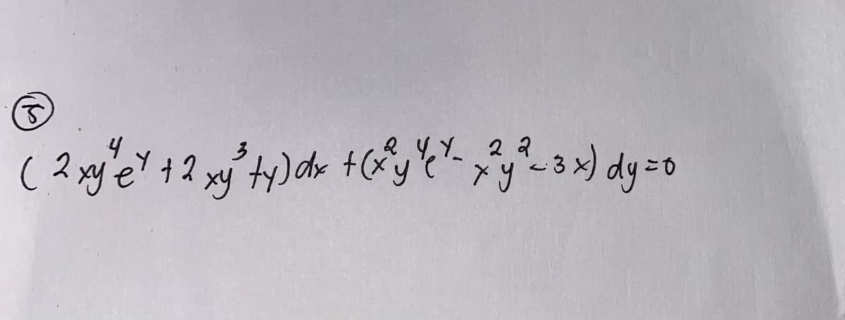 5
Ч
с 2 хучет +2 xy Aylow + кучу xy2-3x)dy=0
ху
ху