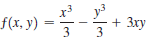 f(x, y)
3
+ 3xy
3
