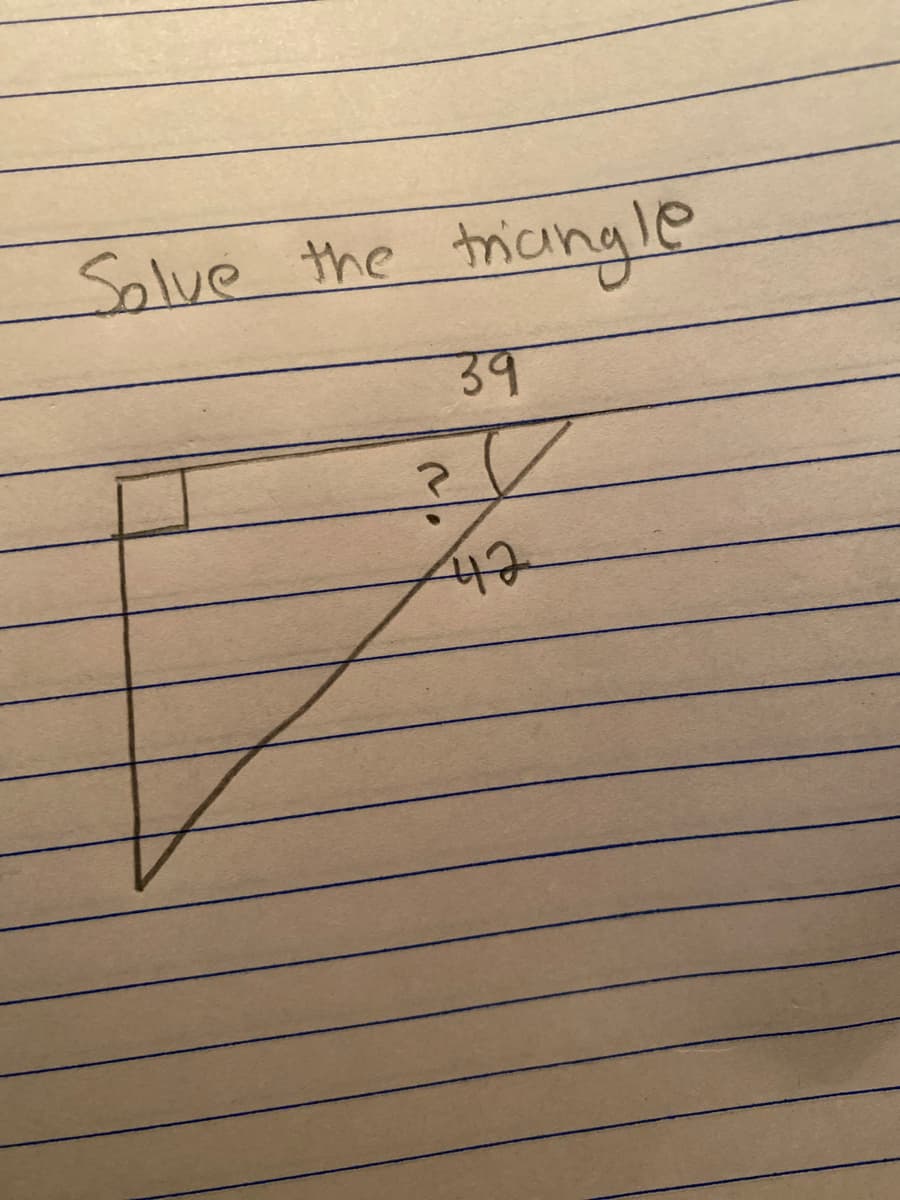 Solve the
tricingle
39
