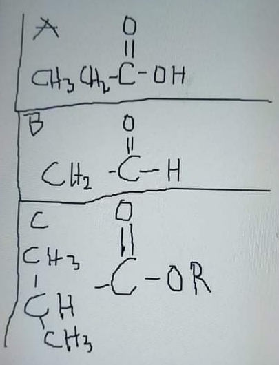 |3|
CH3 Ct-C-OH
CHz -C-H
CH3
C-OR
