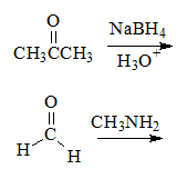 NABH4
||
CH;CCH; H;0"
||
.C
H
CH;NH2
H
O=U
