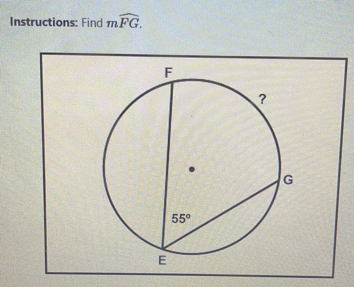 Instructions: Find mFG.
F
E
55⁰
?
M
Caminare
W
G
F