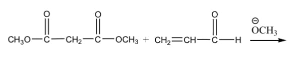 ОСH
CH30-C-CH2-C-OCH3 + CH2=CH-ĉ-H
