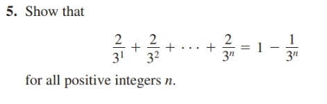 5. Show that
2
32
3"
31
3"
for all positive integers n.
