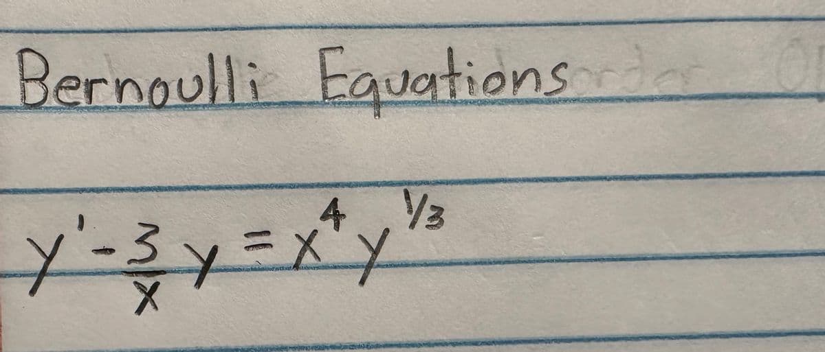 Bernoulli Equations des
1.
y - 3
-3
X
RAAMAT
4.13
