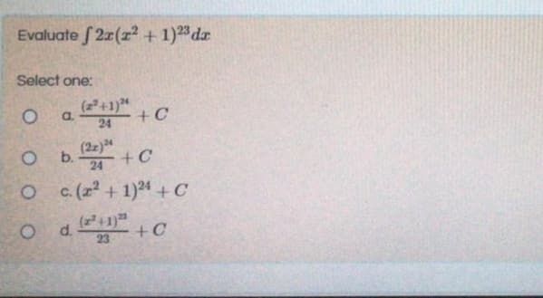 Evaluate f2r(r2 + 1)23dr
