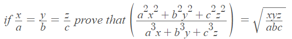 2 2
2 2
2 2
- prove that | a x +b¯y +c´;°
3
xyz
abc
3, ,3
a'x+b°y+ c°:
