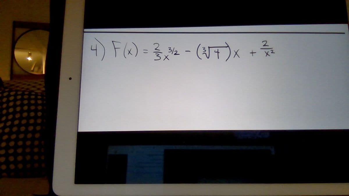 2
4) F) = 3 - (N)X +
2 3/2
3지
%3D
