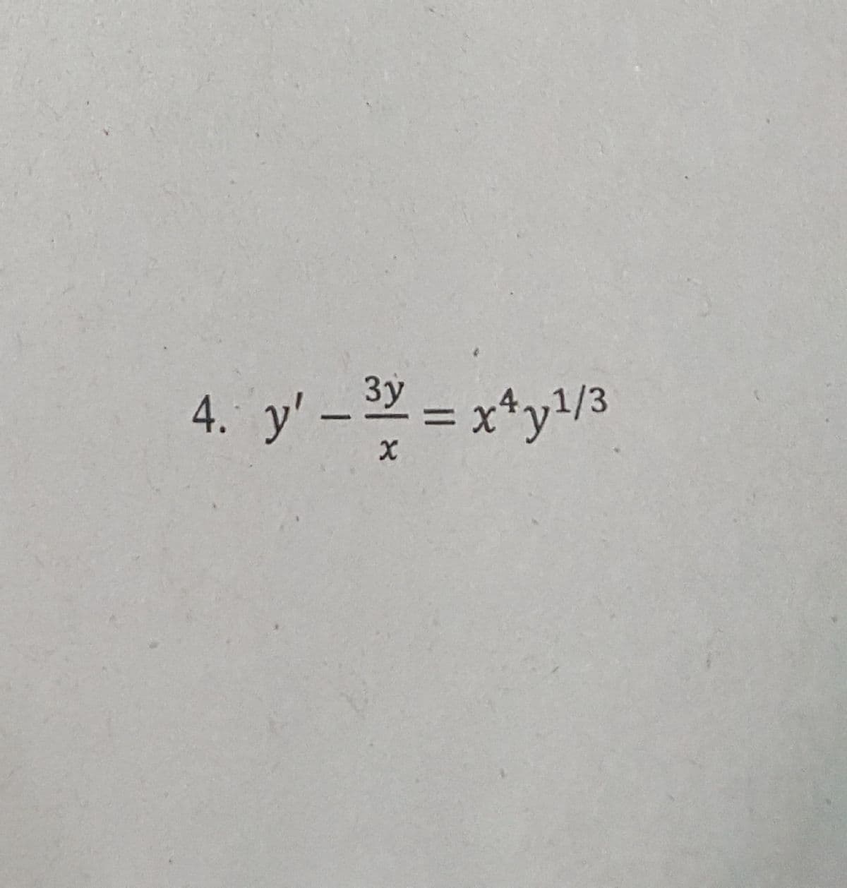4. y' – 2 = x*y/3
%D
