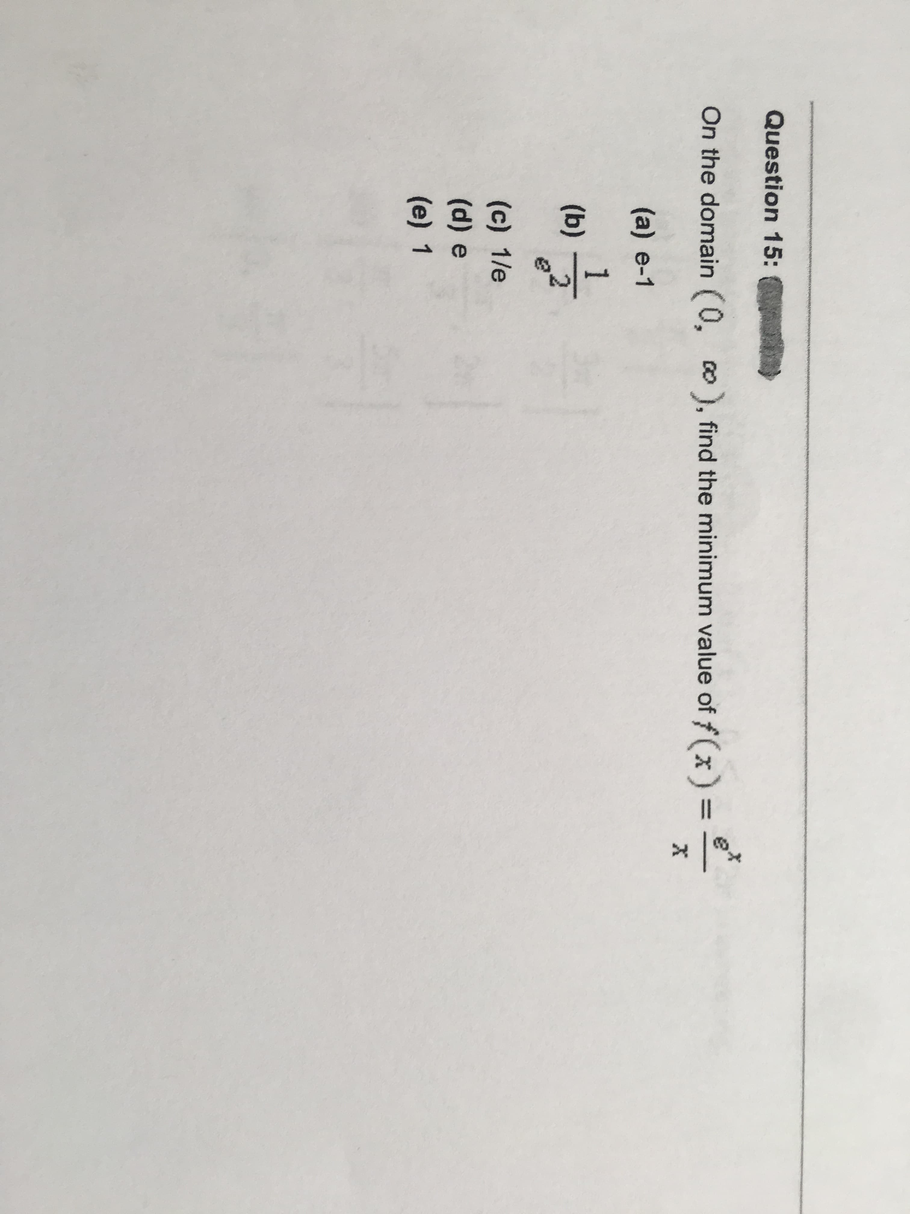 On the domain (0, o),
find the minimum value of f(x) =
D
%3D
