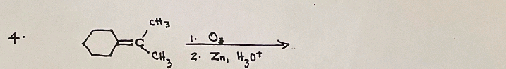 4.
ct 3
•CH3
0₂
2. Zn, H₂0