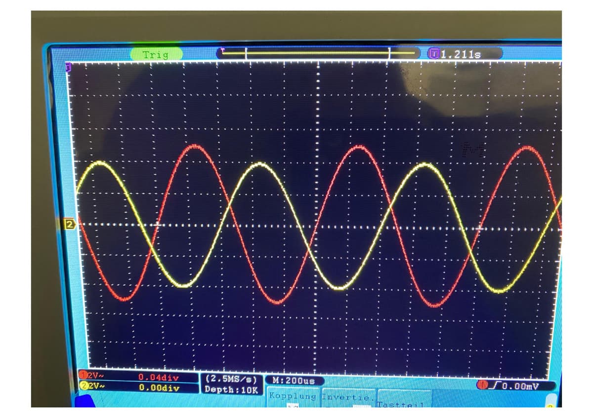 1.211s
Trig
2V
22V~
0.04div
0.00div
(2.5MS/s)
Depth: 10K
M:200us
S0.00mV
Kopplung Invertie.
