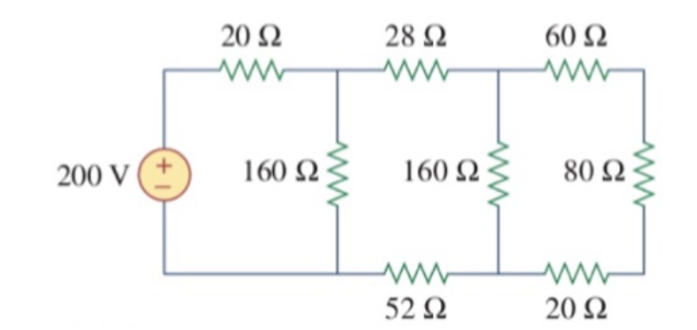 20 Ω
28 Ω
60 N
200 V
160 N
160 2
80 N
52 Q
20 Ω
www
www
